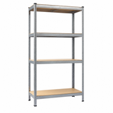 Стелаж 180X90X40см 4 полиці навантаження 175кг/полицю, 4P StrongShelf оцинкований  41009 фото