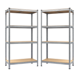 Комплект 2шт. Стелаж 180X90X40см 4 полиці навантаження 175кг/полицю, 4P StrongShelf оцинкований  41131 фото