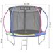 Батут дитячий 312 см з внутрішньою сіткою та драбинкою Atleto multikolor 21000124 фото 4