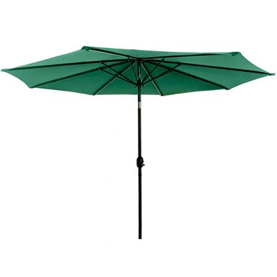 Садова парасолька регульована з нахилом бежева Bonro B-016 3м 8 спиць Зелений 42400506 фото