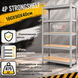 Стеллаж 180&times;90&times;40см 5 полок нагрузка 175кг/полку, 4P StrongShelf оцинкованный  40421 фото 2