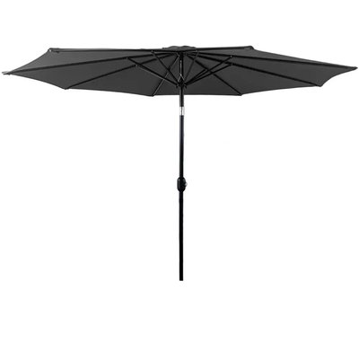 Садова парасолька регульована з нахилом бежева Bonro B-016 3м 8 спиць Сірий 42400505 фото