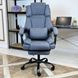 Кресло компьютерное DEXON ELITE из ткани, с поясничной подушкой, с подставкой для ног, Темно-серый 40257 фото 3