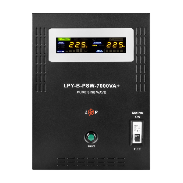 Перетворювач із правильною синусоїдою 48V LPY-B-PSW-7000VA+(5000Вт)10A/20A 6616 фото