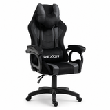 Геймерське крісло DEXON VECTOR велюр+екошкіра, Чорний 40329 фото