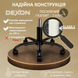 Геймерське крісло DEXON ORION X з тканини+подушки велюр, металева хрестовина, Сірий 40330 фото 7