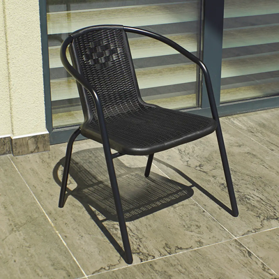Крісло садове 4Points Prato чорне 40011 фото