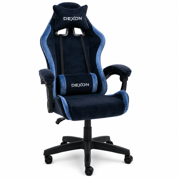 Геймерське крісло DEXON ONYX з велюру, Lagoon 40333 фото