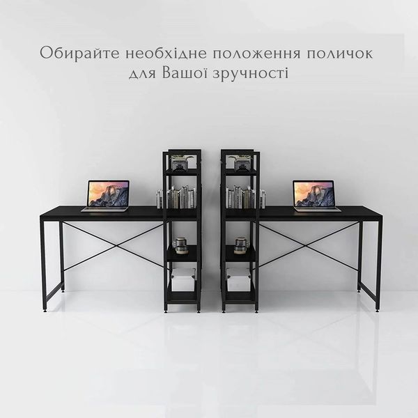 Компьютерный стол в стиле Loft чорный SO2-12 Black фото