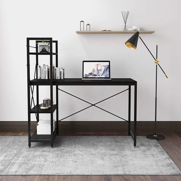 Компьютерный стол в стиле Loft чорный SO2-12 Black фото