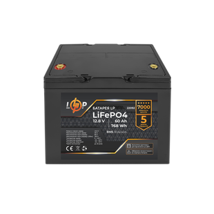 Аккумулятор LP LiFePO4 12,8V - 60 Ah (768Wh) (BMS 80A/40А 22092 фото