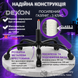 Геймерське крісло DEXON VECTOR NEW з підставкою для ніг, металева хрестовина, тканина льон+екошкіра, Сірий 40394 фото 5