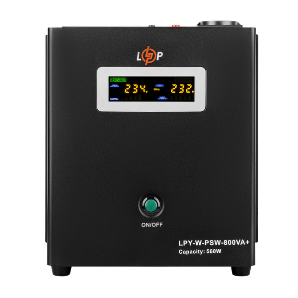 Перетворювач із правильною синусоїдою 12V LPY-W-PSW-800VA+(560Вт)5A/15A 4143 фото