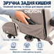 Геймерское кресло DEXON AURA с подставкой для ног, из велюра, металлическая крестовина, Тауп 40355 фото 12
