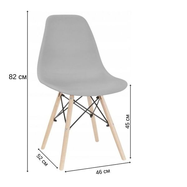 Стол обеденный круглый Bonro В-957-600 белый + 2 желтых кресла В-173 FULL KD 41300054 фото