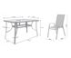 Комплект садових меблів 4Points Udine - 4 з прямокутним столом чорний 40105 фото 8