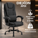 Кресло компьютерное DEXON AРЕX из ткани, с поясничной подушкой, Черный 40303 фото 2