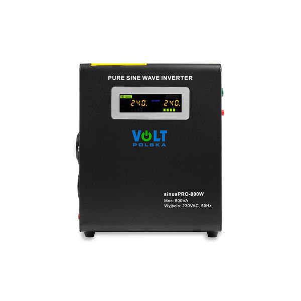 Преобразователь с правильной синусоидой Volt Polska Sinus PRO 800 E 12/230V (500/800W) 4256 фото