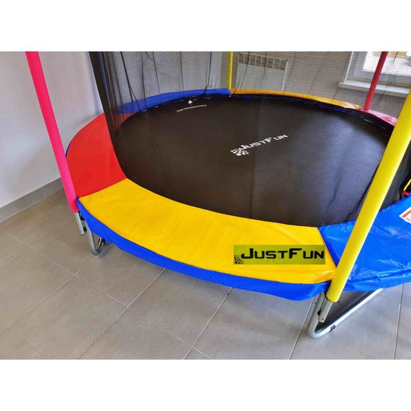 Батут Just Fun 305см Multicolor внутрішня сіткa + драбинка 81026 фото