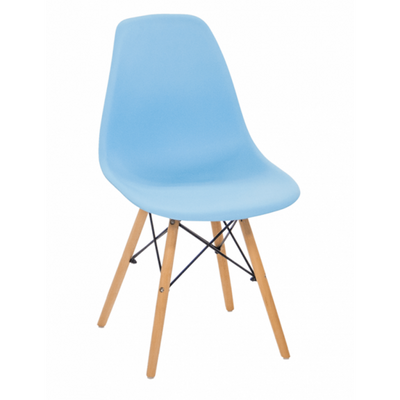 Крісло для кухні на ніжках Bonro В-173 FULL KD голубе 42400164 фото